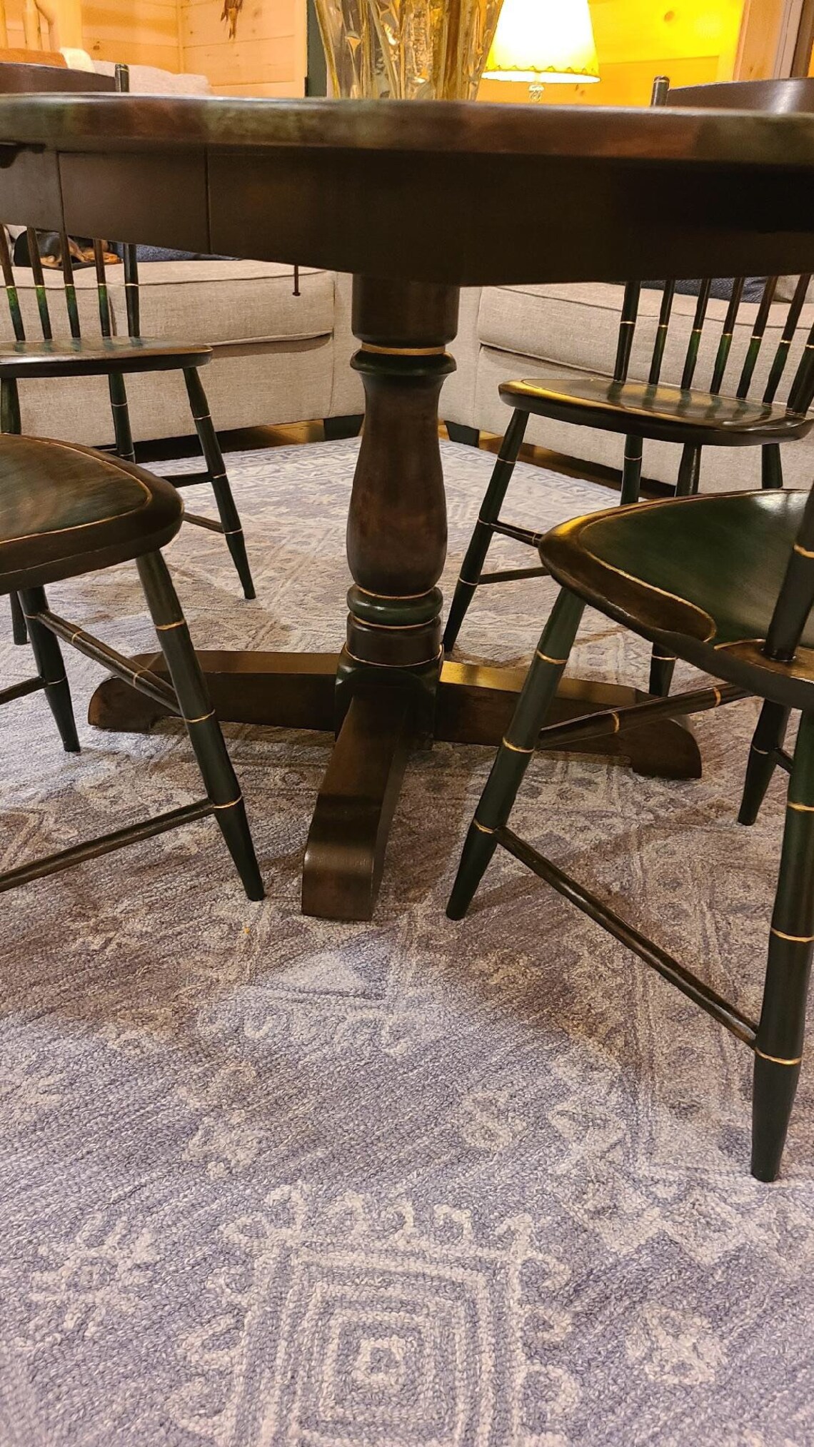 DINING TABLE Set Hitchcock Redesigned Etsy