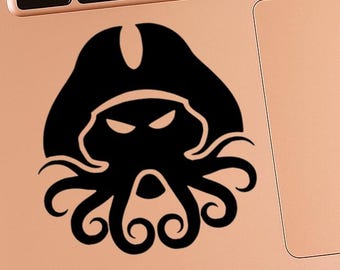 VINYL DECAL - Davy Jones - Pirates of the Caribbean - Vinyl Decal Sticker for Laptops, Car Windows, Cups, Water Bottles, Tumblers, etc.