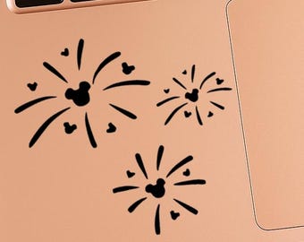 VINYL DECAL - Disney Fireworks - Disneyland - Vinyl Decal Sticker for Laptops, Car Windows, Cups, Water Bottles, Tumblers, etc.