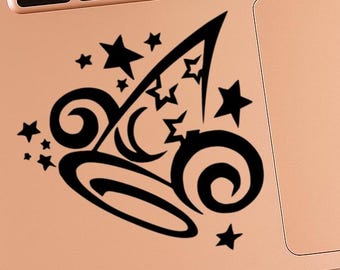 VINYL DECAL - Mickey Mouse Sorcerer's Hat - Disney - Vinyl Decal Stickers for Laptops, Car Windows, Cups, Water Bottles, Tumblers, etc.