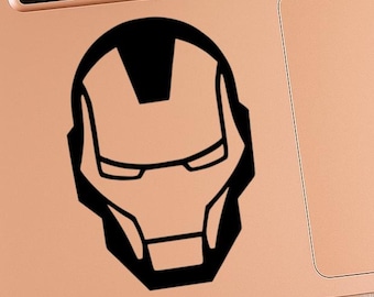 VINYL DECAL - Iron Man - Mask - Marvel - Avengers - Vinyl Decal Sticker for Laptops, Car Windows, Cups, Water Bottles, Tumblers, etc.