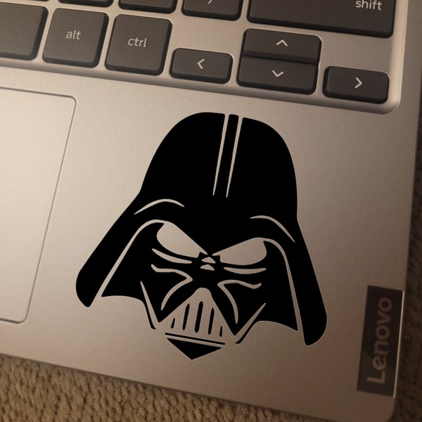 VINYL DECAL - Darth Vader Helmet - Star Wars - Vinyl Decal Sticker for Laptops, Car Windows, Cups, Water Bottles, Tumblers, etc.