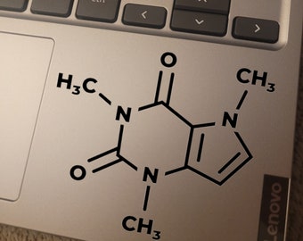 Details about / Powered By Caffeine Vinyl Sticker Car Sticker Laptop Decal Vinyl Decal