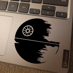 VINYL DECAL - Death Star Vinyl Decal Sticker for Laptops, Car Windows, Cups, Water Bottles, Tumblers, etc.