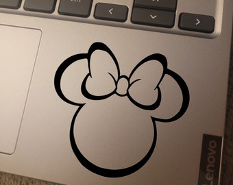 VINYL DECAL - Minnie Mouse Outline - Disney - Vinyl Decal Sticker for Laptops, Car Windows, Cups, Water Bottles, Tumblers, etc.