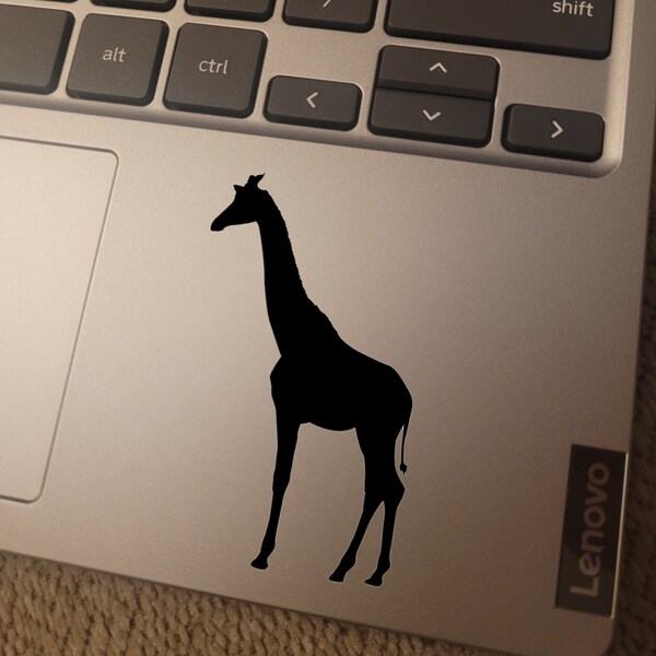 Giraffe Silhouette Vinyl Decal Sticker for Laptops, Car Windows, Cups, Water Bottles, Tumblers, etc.