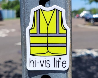 Hi-Vis Sticker | Waterproof Sticker