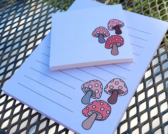 Bloc de notas de hongos / Papelería de hongos