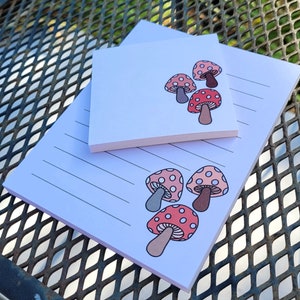 Mushroom Notepad | Mushroom Stationery