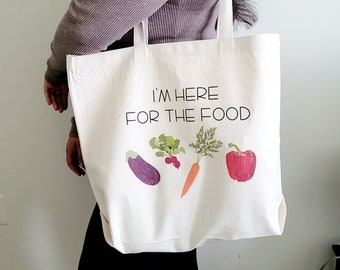 Funny Grocery Bag | Reusable Grocery Bag | Eco Friendly Gift | Shopping Bag