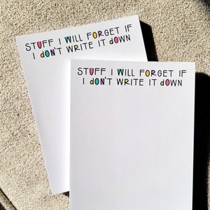 To Do List Notepad Funny Stationery image 1