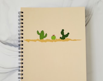 Cactus Notebook | Spiral Notebook | Travel Journal | Lined Notebook
