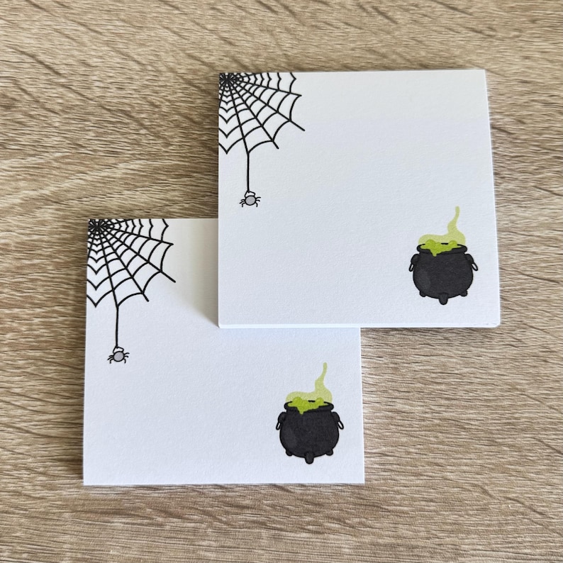 Halloween Sticky Notes | Halloween Stationery afbeelding 1