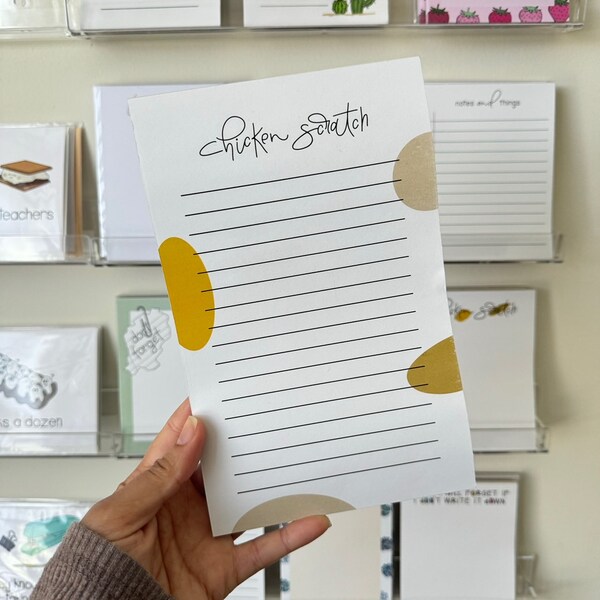 Custom Large Notepad - Etsy