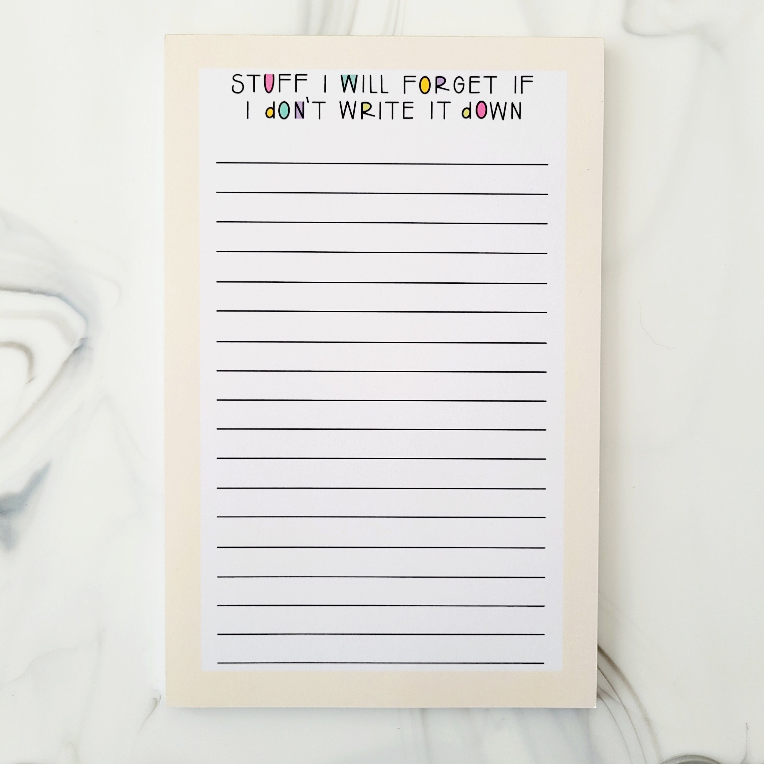 Funny Notepad - Etsy
