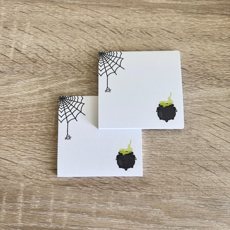 Halloween Sticky Notes | Halloween Stationery afbeelding 5