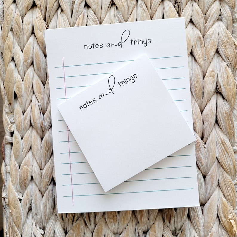 To Do List Notepad Funny Stationery Notes and Things Set