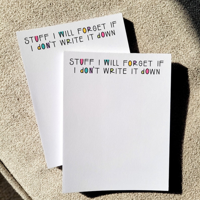 To Do List Notepad Funny Stationery image 1