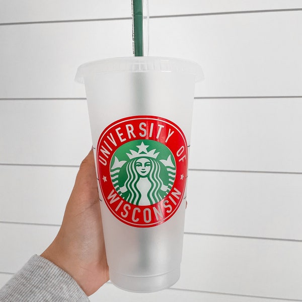 University of Wisconsin Starbucks College Cold Cup Tumbler