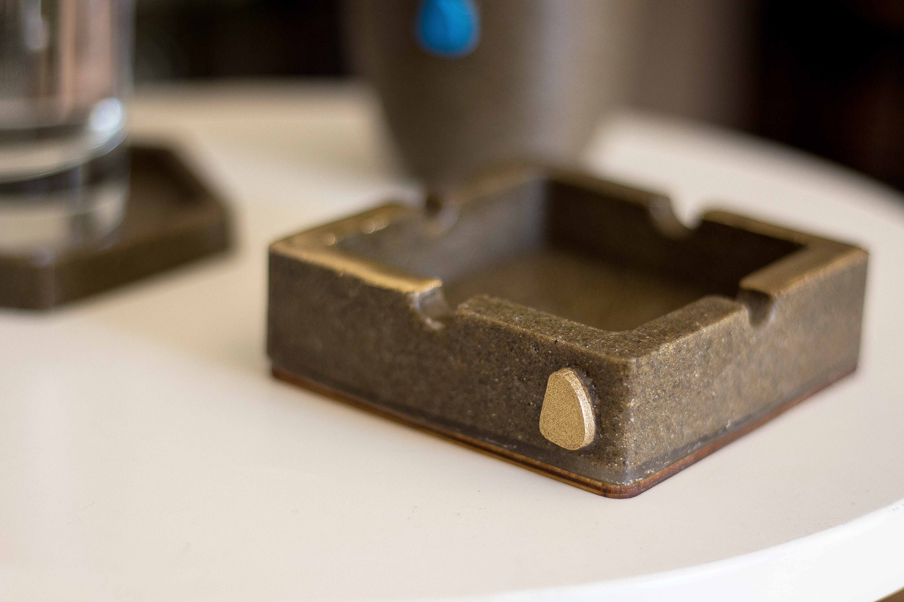 Square Sand Ashtray Handmade From Greece Etsy UK