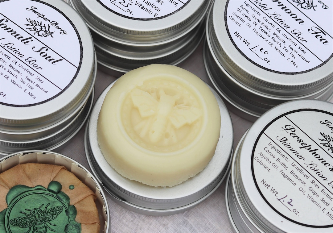 Solid Lotion Scented Solid Lotion Bars - Etsy