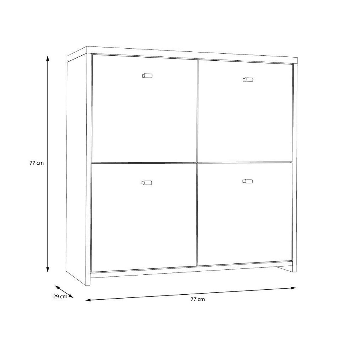 Urbano Rustic Bedside Table 3 or 4 Door Industrial Concrete Etsy