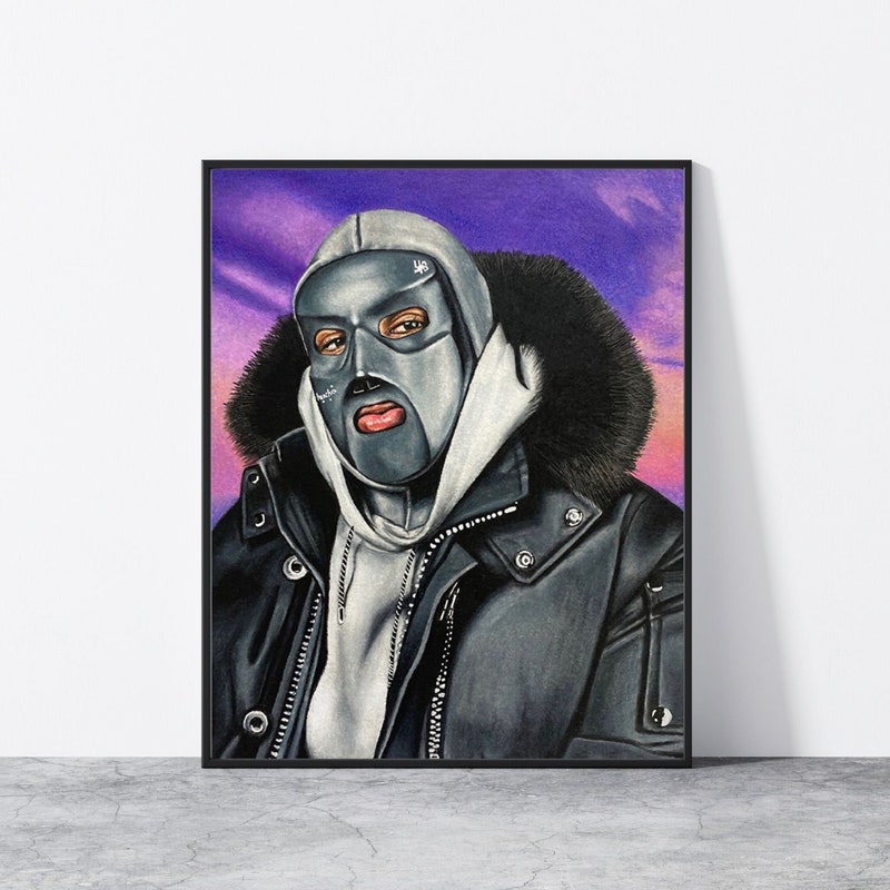 Huxho Rapper Poster Uk Rap - Etsy