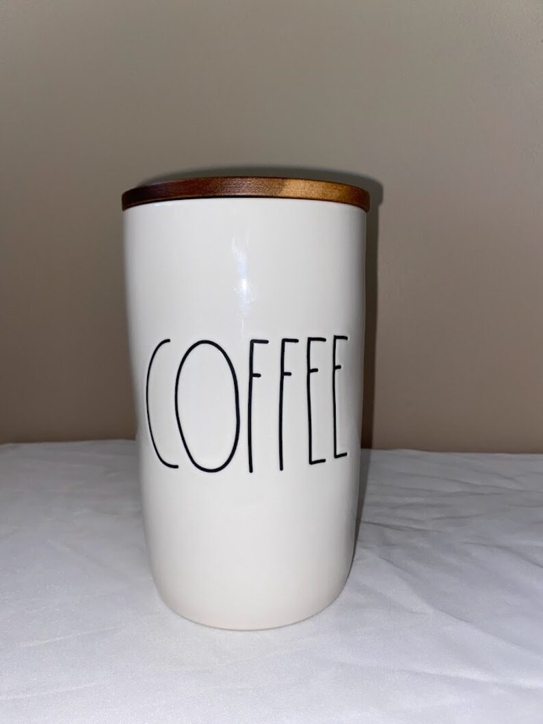 Rae Dunn Kitchen Canisters Keep, Hold, Save. Coffee, Cream, Salt and