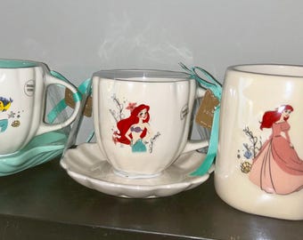 Zestaw filiżanki i kubka Disney Ariel z talerzykiem Rae Dunn
