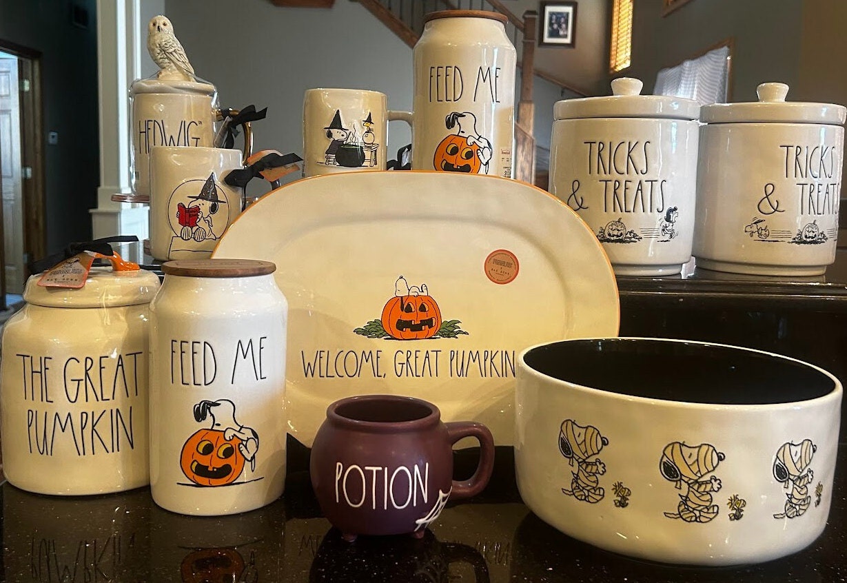 Rae Dunn X Peanuts Halloween Collection Etsy Australia