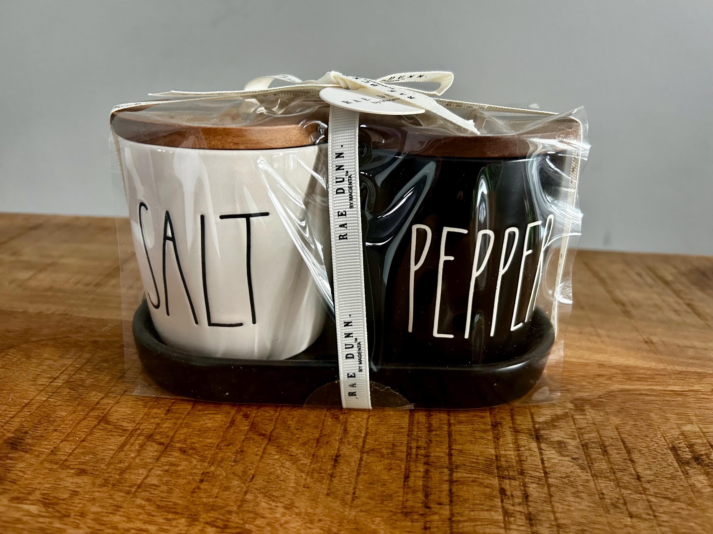 Rae Dunn Kitchen Canisters: Salt, Pepper, Pinch, Dash - Etsy