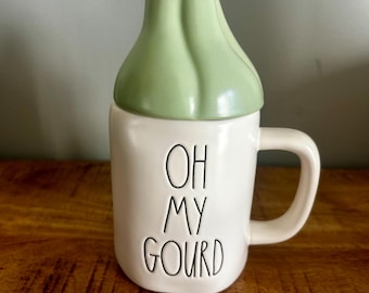 Taza de café "Oh my Gourd" de Acción de Gracias de Rae Dunn