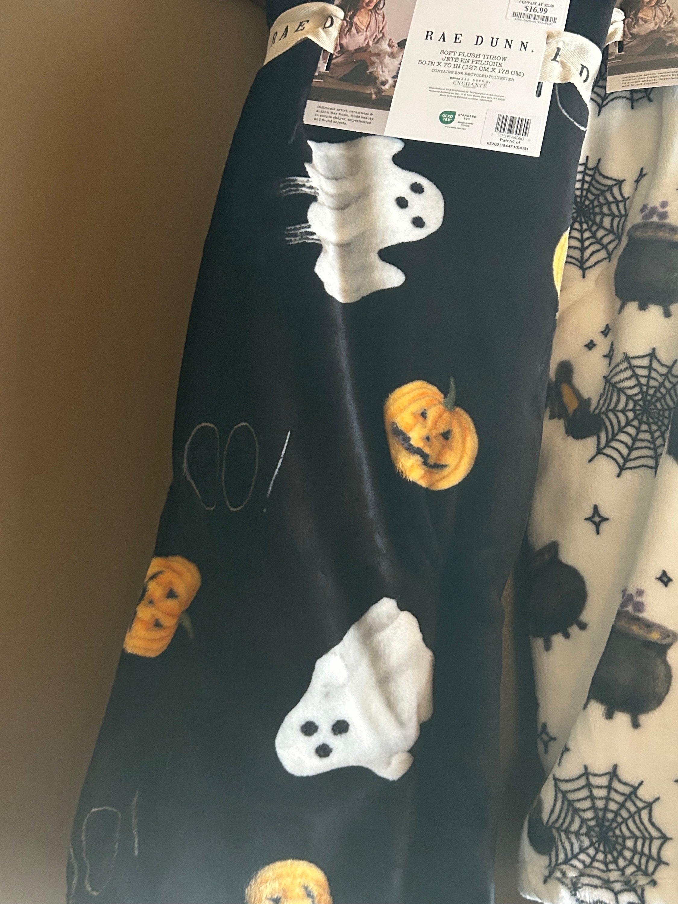 Rae dunn halloween blanket hotsell