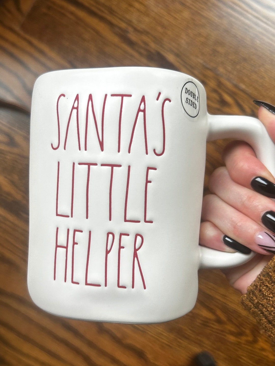 Rae Dunn Christmas Mug: Santa's Little Helper, Holiday Decor - Etsy