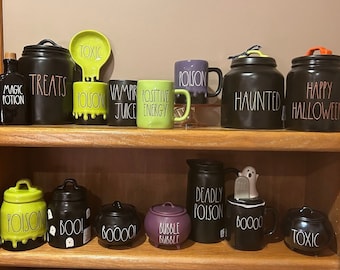 Rae Dunn Halloween Home Decor **Cookie jar/container Listing**