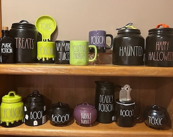 Rae Dunn Halloween Home Decor