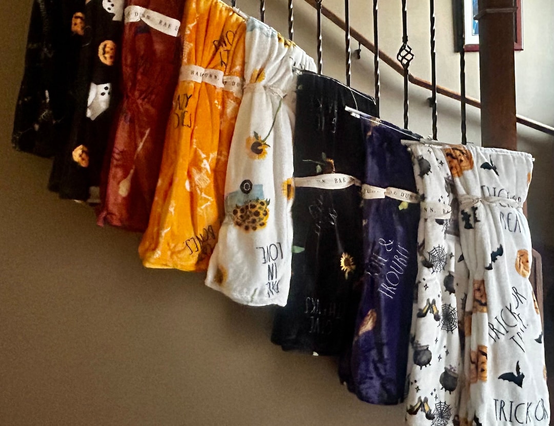 Rae Dunn Blankets/throws Fall/autumn Halloween Assortment Etsy