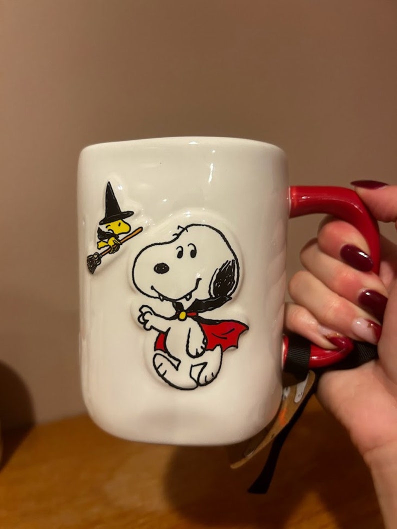 Rae Dunn X Peanuts Halloween Coffee Mugs - Etsy
