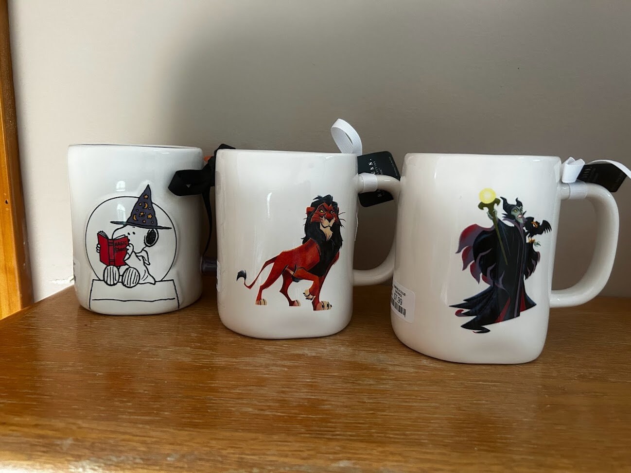Rae Dunn X Disney Villains Mugs Maleficent and Scar Etsy