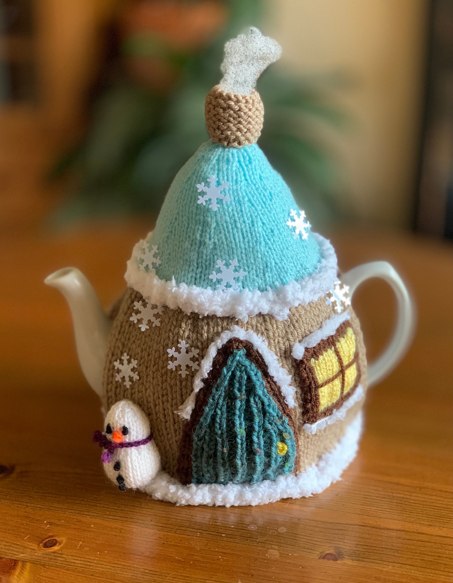 Tea Cosy Knitting Pattern. PDF Digital Download. WINTER Fairy - Etsy