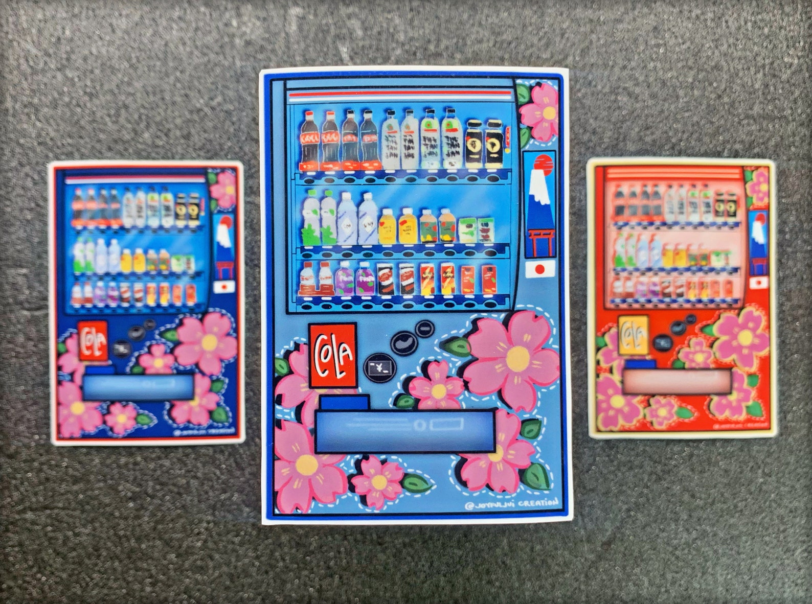 VENDING MACHINE GLOSSY sticker. Waterproof. Laminated sticker. Etsy