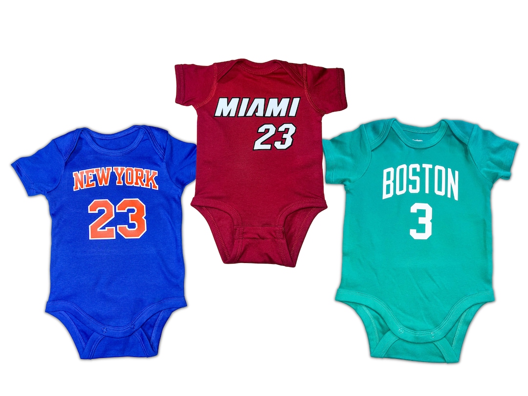 Custom Baby Basketball Jersey Bodysuit Tshirt Etsy