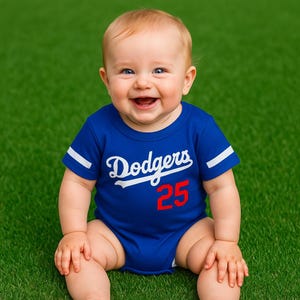 Personalized Baseball Bodysuit for Your Tiniest Fan