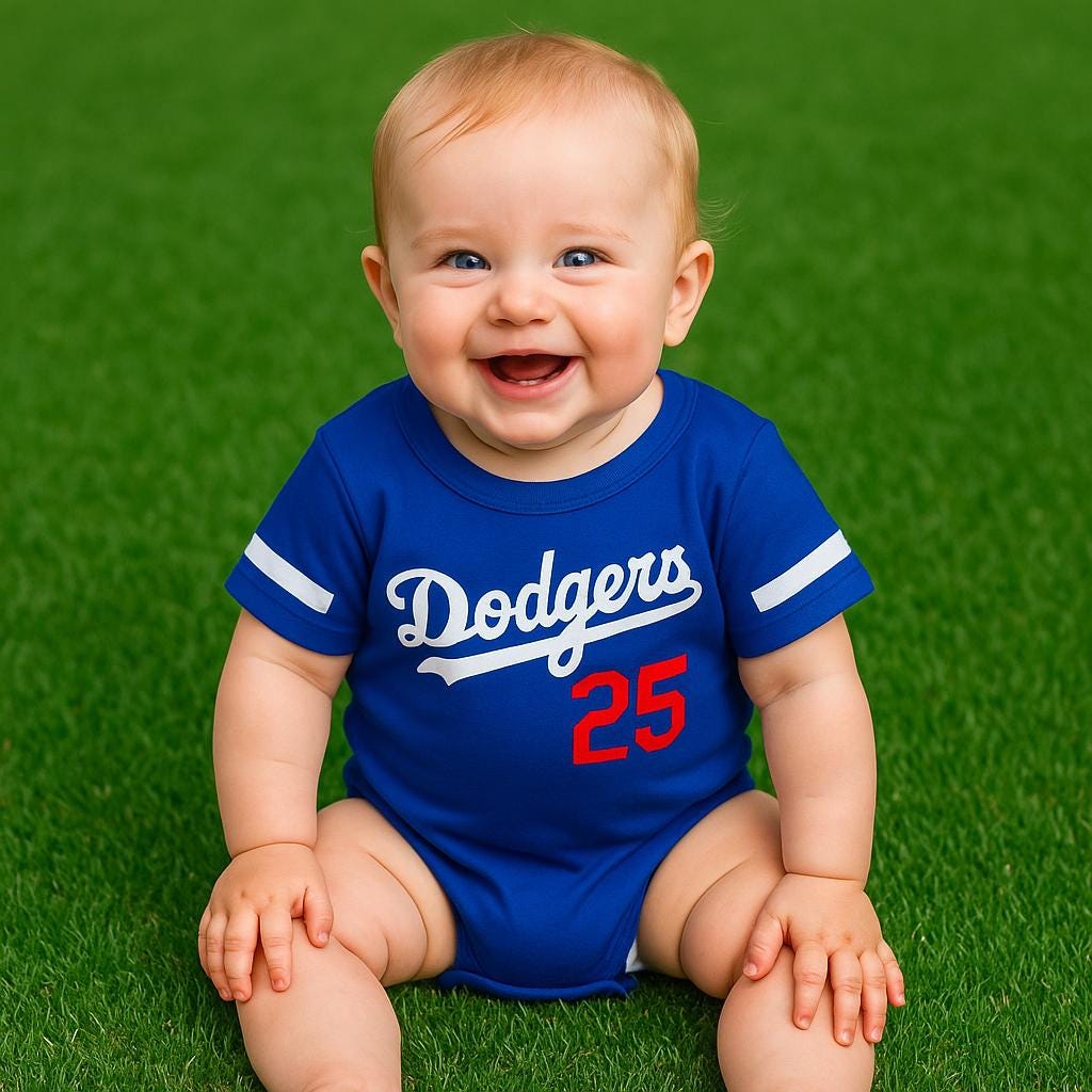 Personalized Baseball Bodysuit for Your Tiniest Fan
