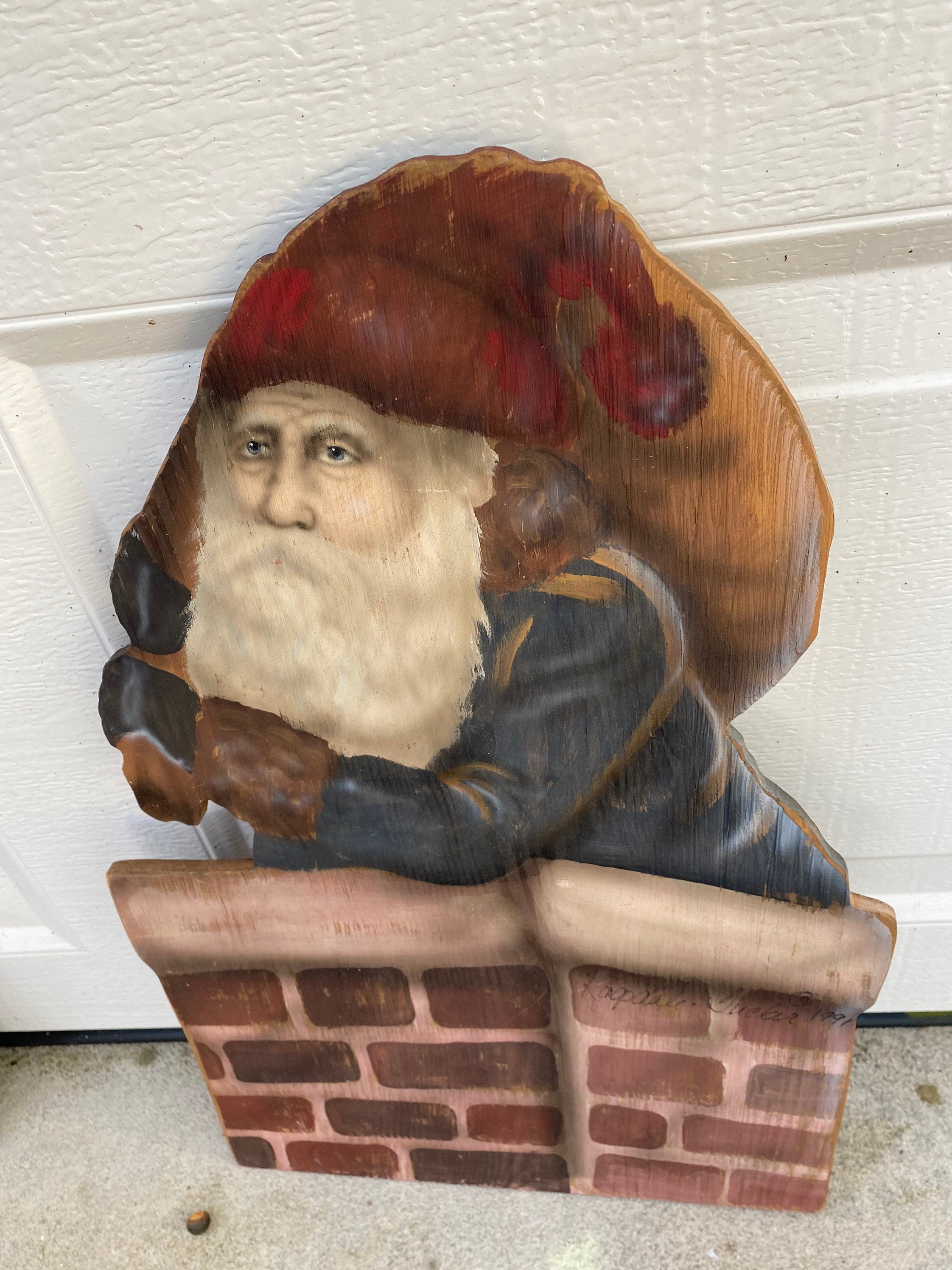 SANTA CLAUS VICTORIAN Boardwalk Originals, Signed by Ragsdale