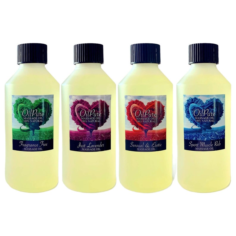 Massage Oil Blends Natural Aromatherapy Massage made with Etsy