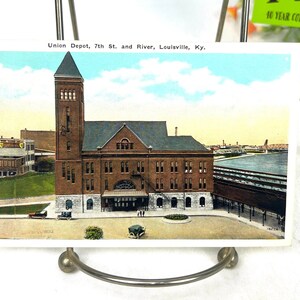 Carte postale ancienne - Union Depot, 7th St and River - Louisville Kentucky - vierge - éphémères - My40YearCollection
