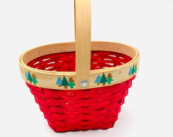 Christmas Wicker Basket Christmas Gift Basket Wicker Basket