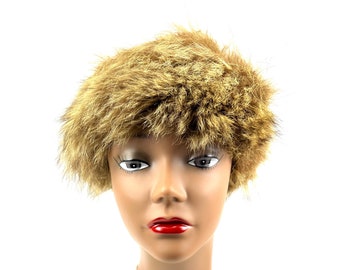 Vintage Dark Brown Mink Hat, Gwen Pennington, Slanted  display picture 2