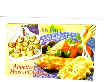 1998 Bon Appetit Appetizers & Hors d'Oeuvres Recipe Cookbook My40YearCollection